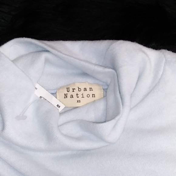 URBAN NATION XS BLUE SWEATER - Picture 10 of 11